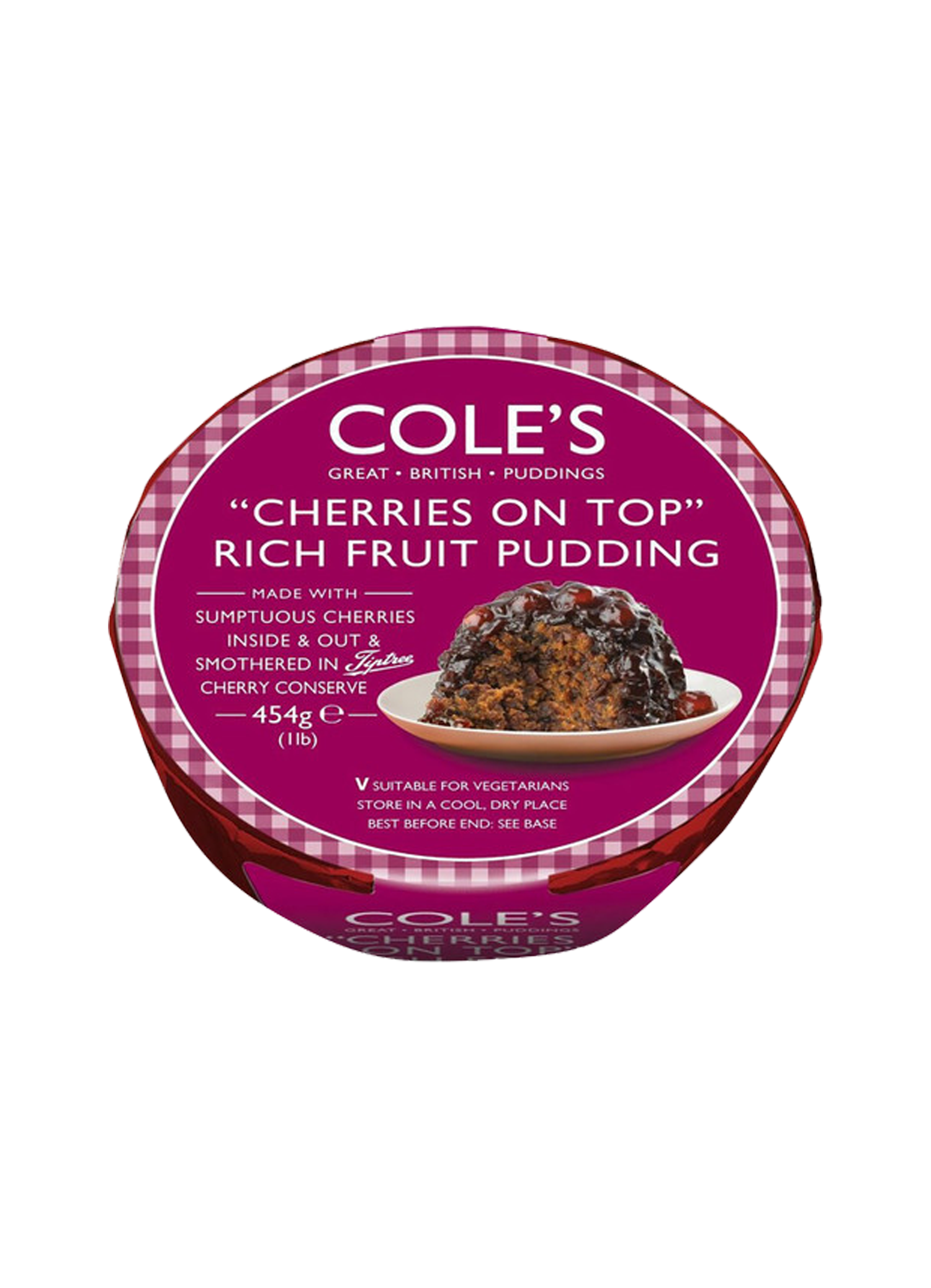 Cole's "Cherries on Top" Rich Fruit Pudding 454g Shi Eurasia