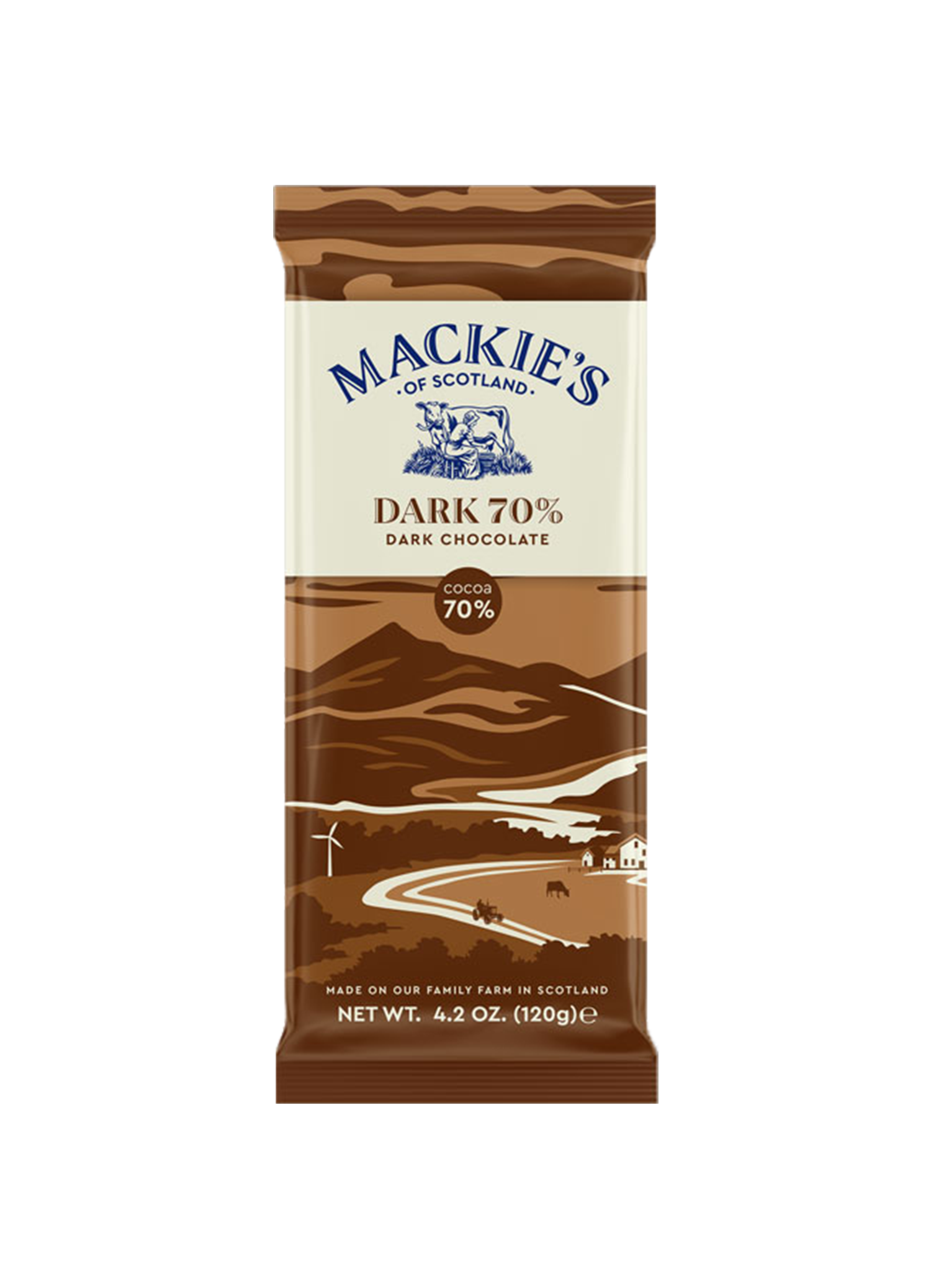 Mackie's Dark 70% Dark Chocolate