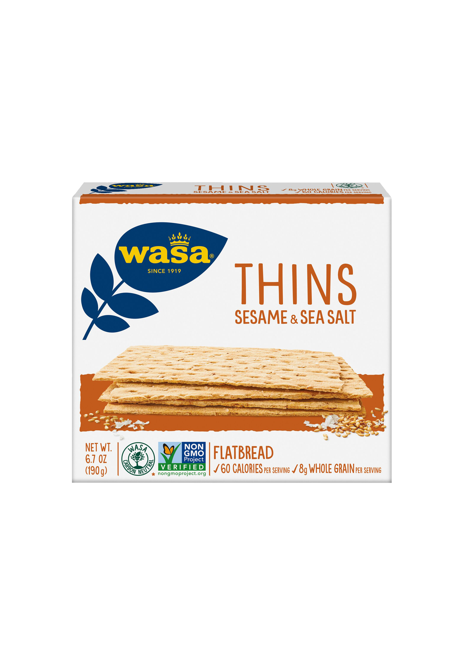 Wasa Sesame & Sea Salt Flatbread Thins, 6.7oz – Cook Swedish