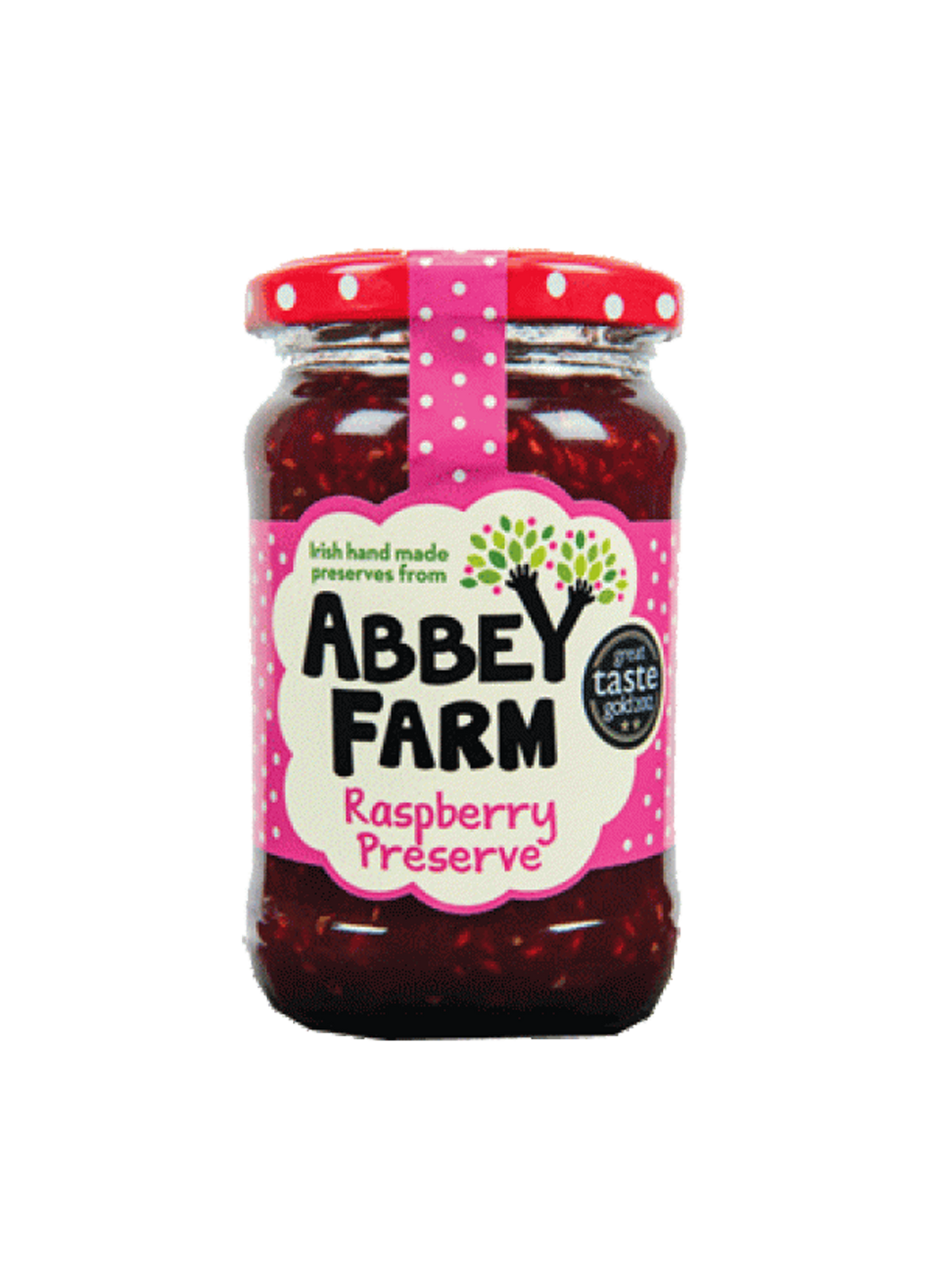 Abbey Farm Raspberry Jam Extra Fruit 340g