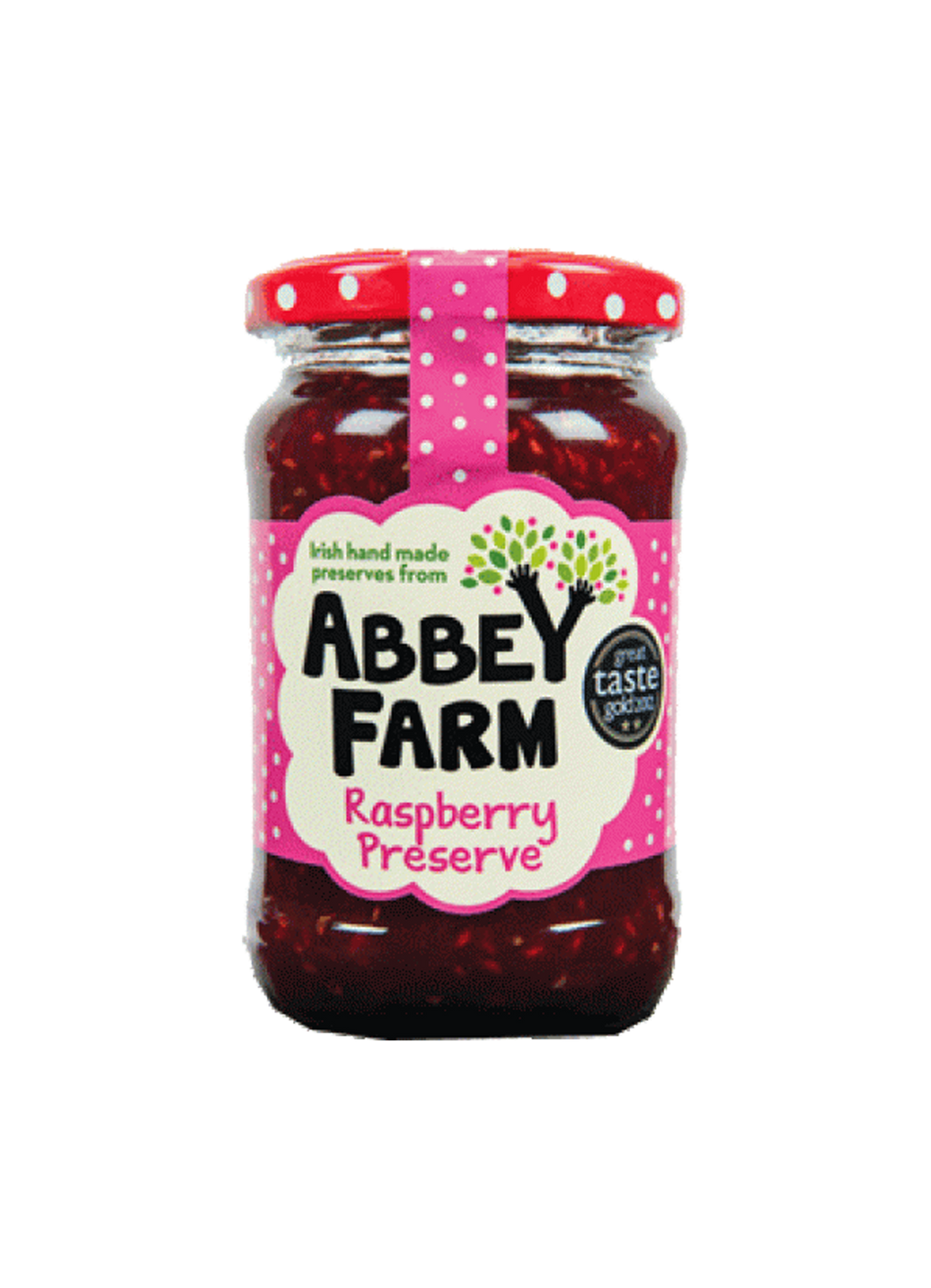 Abbey Farm Raspberry Jam Extra Fruit 340g