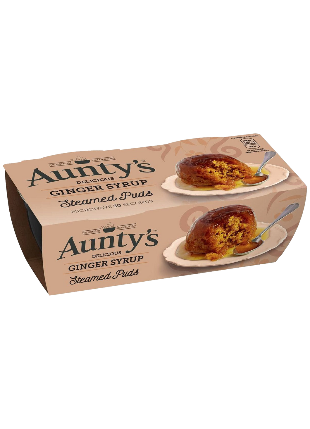 Aunty's Ginger Syrup Steamed Puds (2 Puddings) 190g