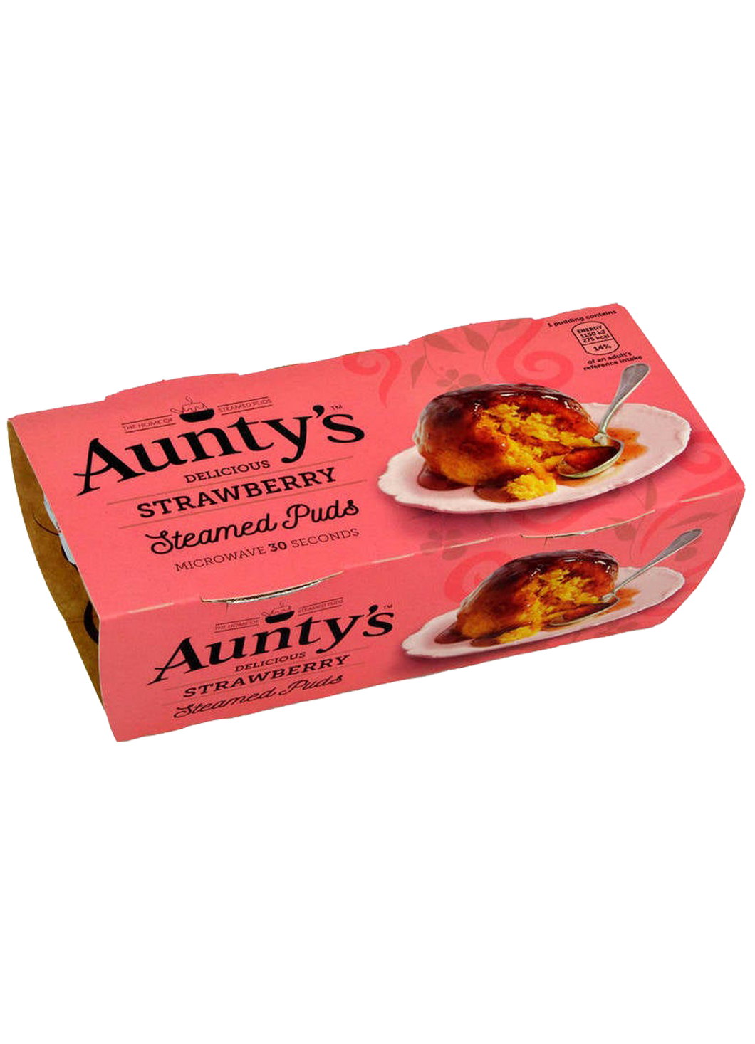 Aunty's Strawberry Steamed Puds (2 Puddings) 190g