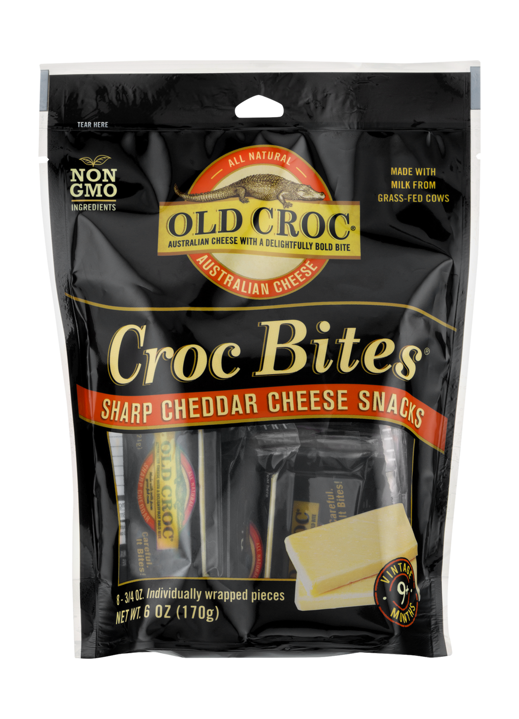 Australian Old Croc Sharp Cheddar Cheese Snack 170g