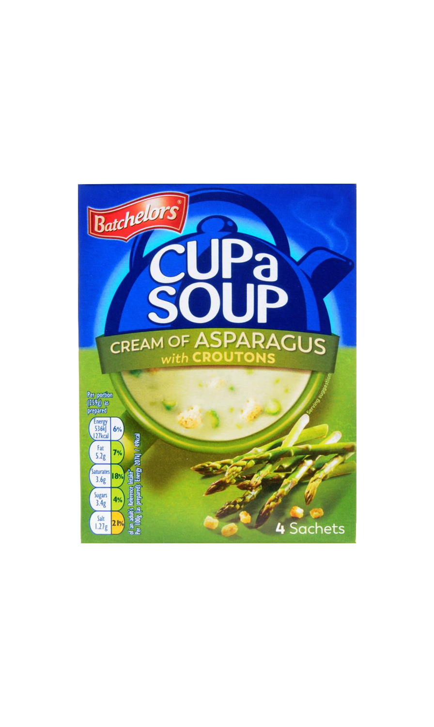 Batchelors Cup a Soup Cream of Asparagus with Croutons 117g