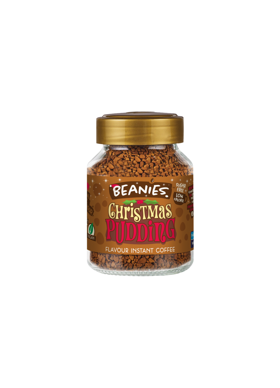 Beanies Christmas Pudding Flavour Instant Coffee 50g