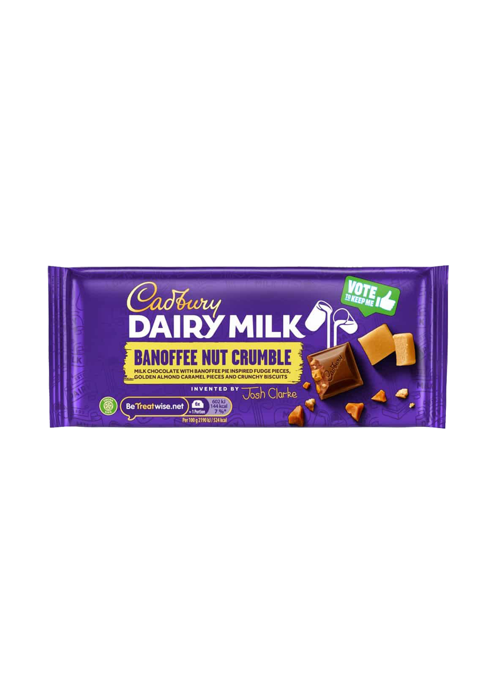 Cadbury Dairy Milk Banoffee Nut Crumble 110g