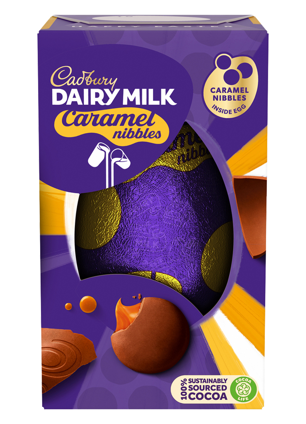 Cadbury Dairy Milk Caramel Nibbles Egg 96g