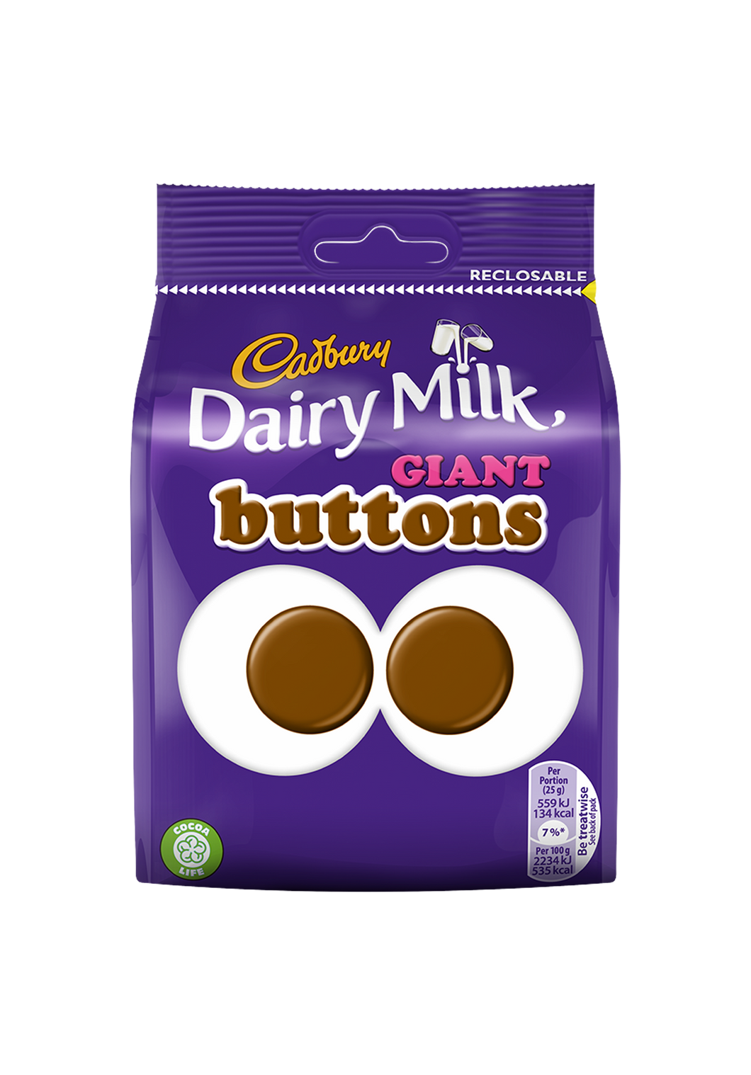 Cadbury Dairy Milk Giant buttons 119g