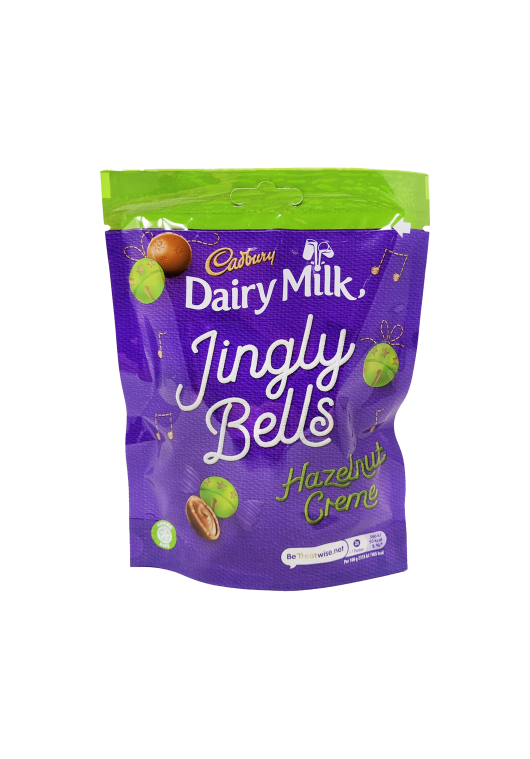 Cadbury Dairy Milk Jingly Bells Hazelnut Creme 73g