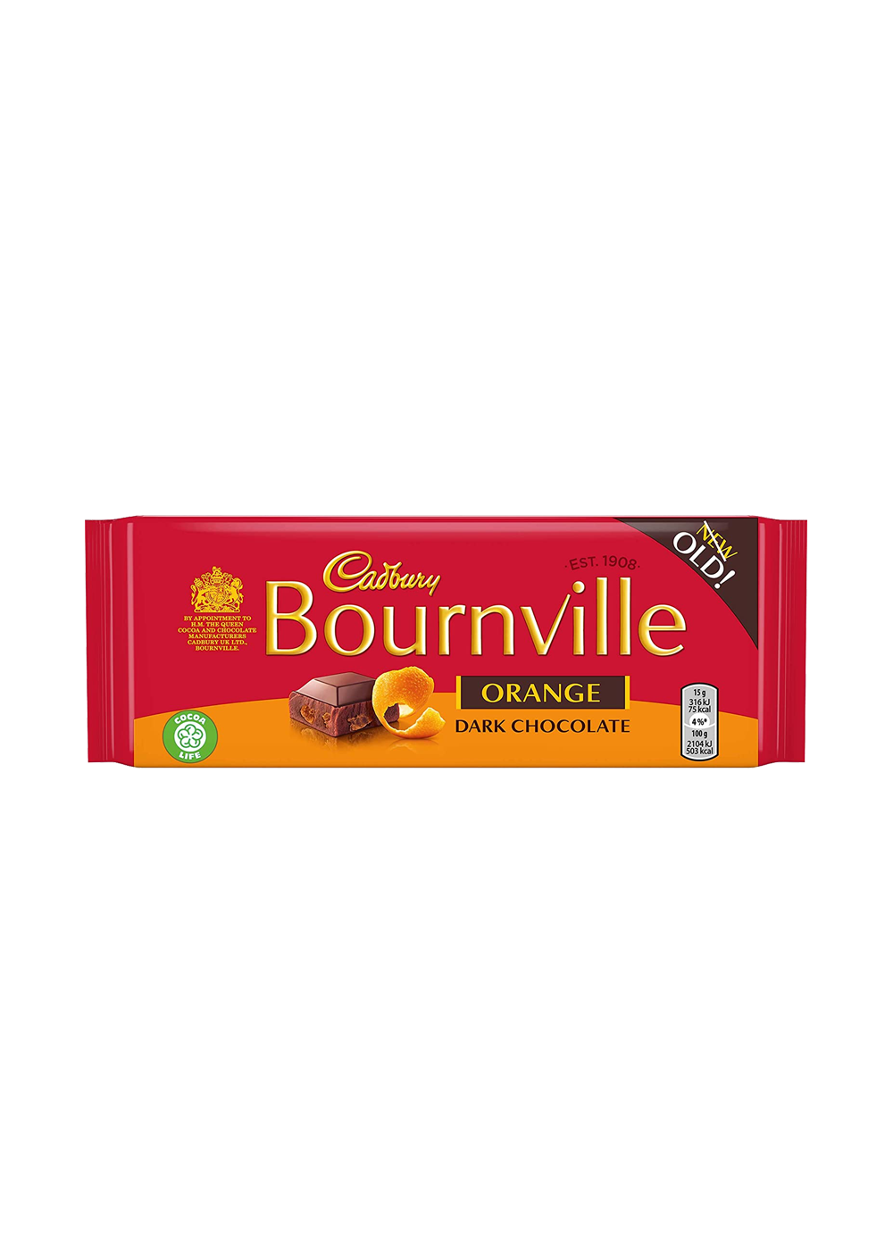 Cadbury's Bournville Orange Chocolate 100g