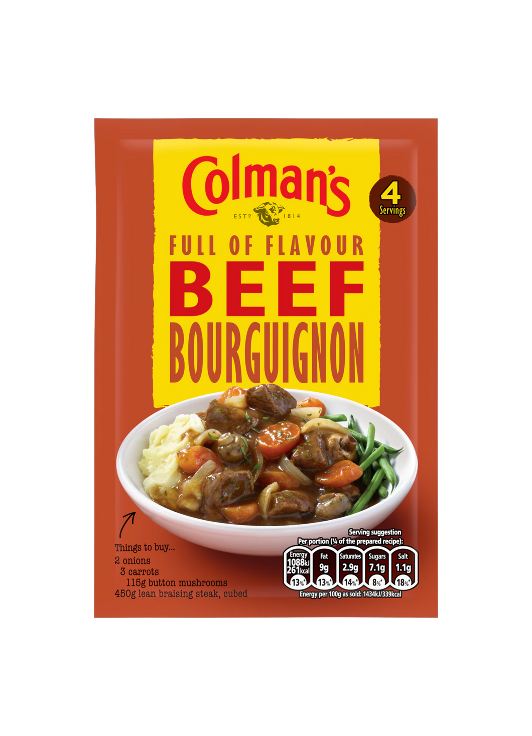 Colman's Beef Bourguignon Recipe Mix 40g