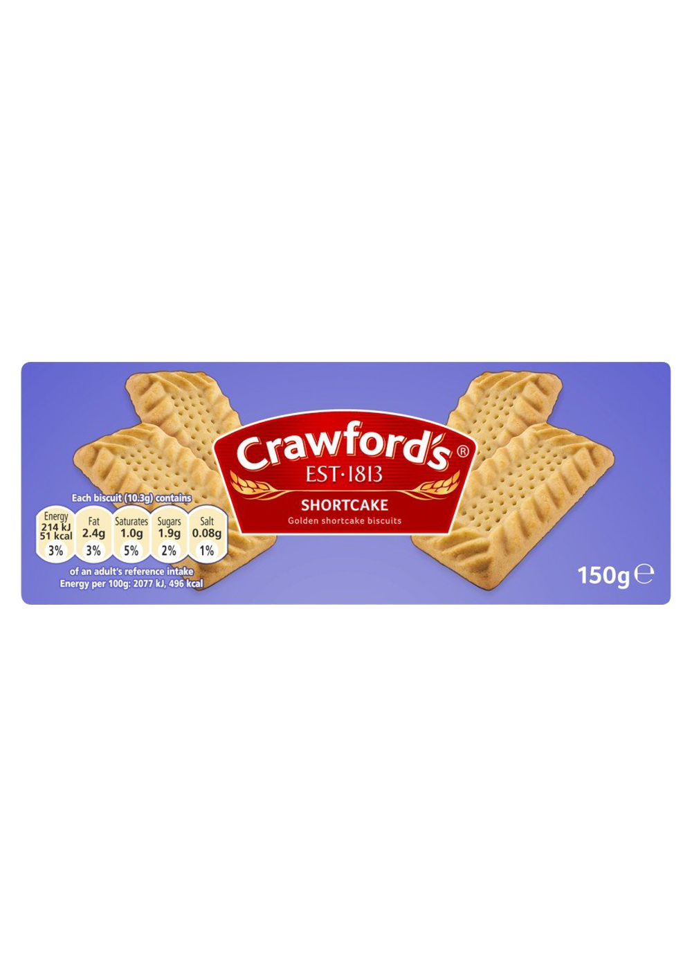 Crawford's Golden Shortcake Biscuits 150g