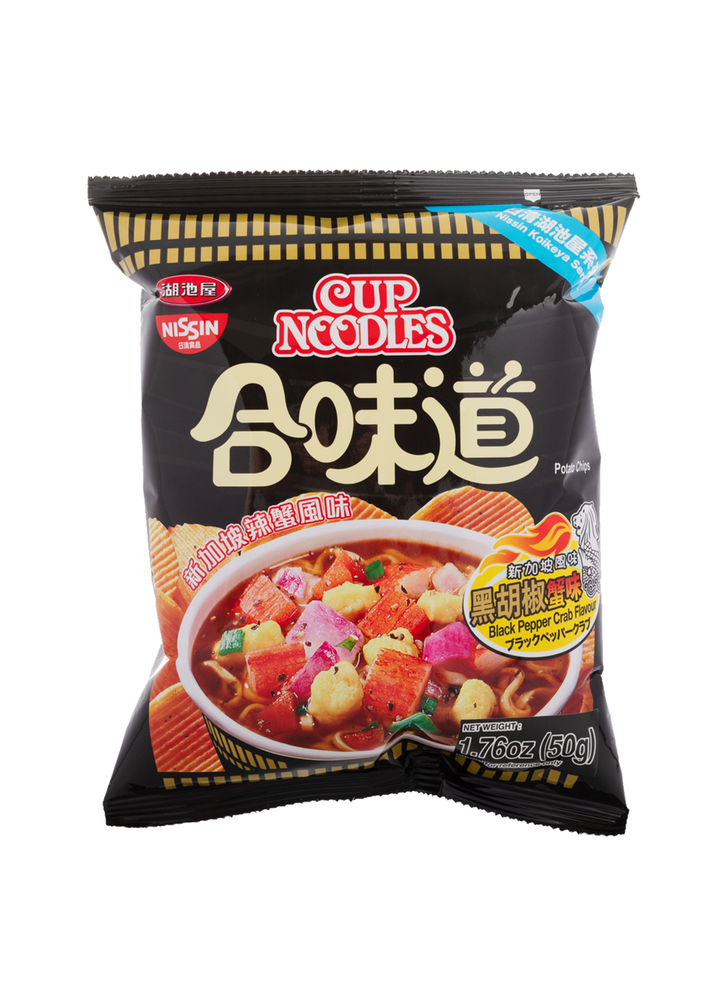 Cup Noodles Black Pepper Crab Flavor Potato Chips 50g