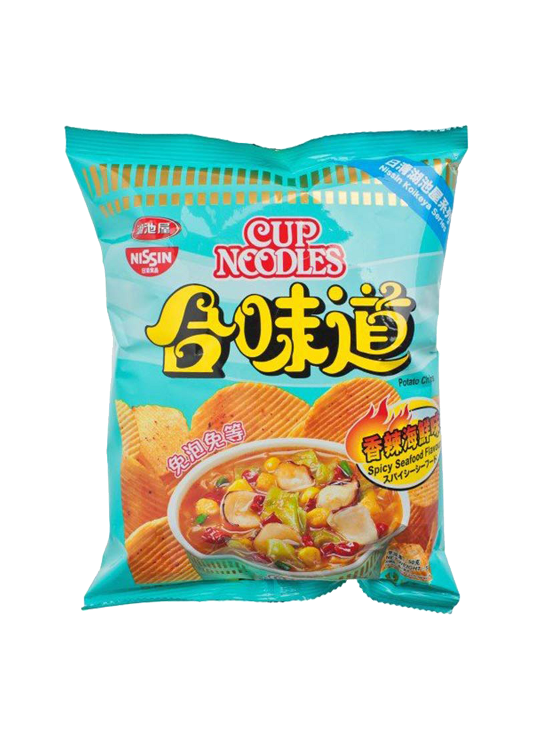 Cup Noodles Spicy Seafood Flavor Potato Chips 50g