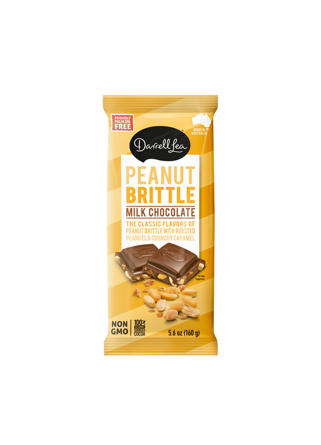 Darrell Lea Peanut Brittle Milk Chocolate 160g