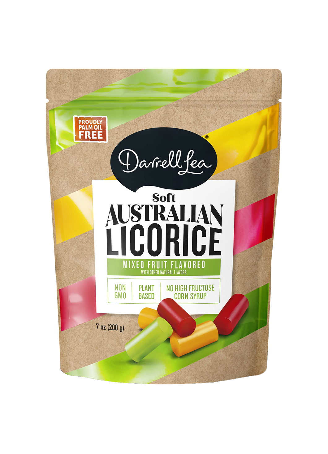 Darrell Lea Soft Australian Licorice Mixed Fruit Flavor 200g