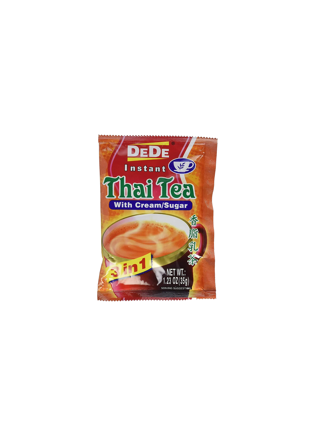 DeDe Instant Thai Tea with cream/sugar 35g