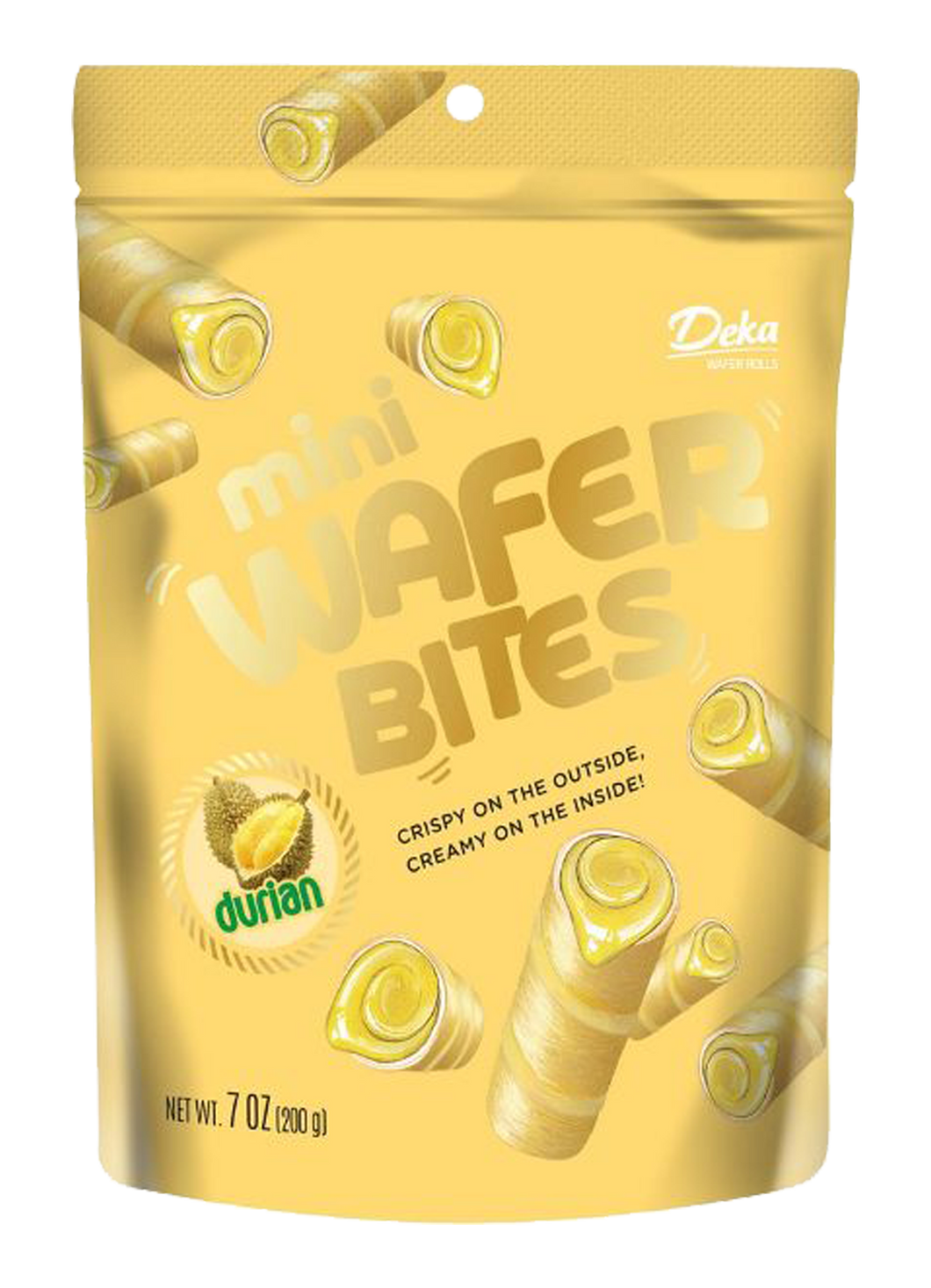 Deka Durian Mini Wafer Bites 200g