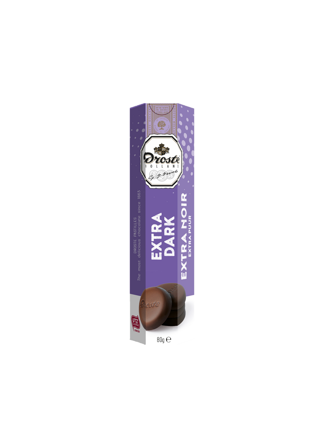 Droste Pastilles Extra Dark (75%) Cocoa 80g