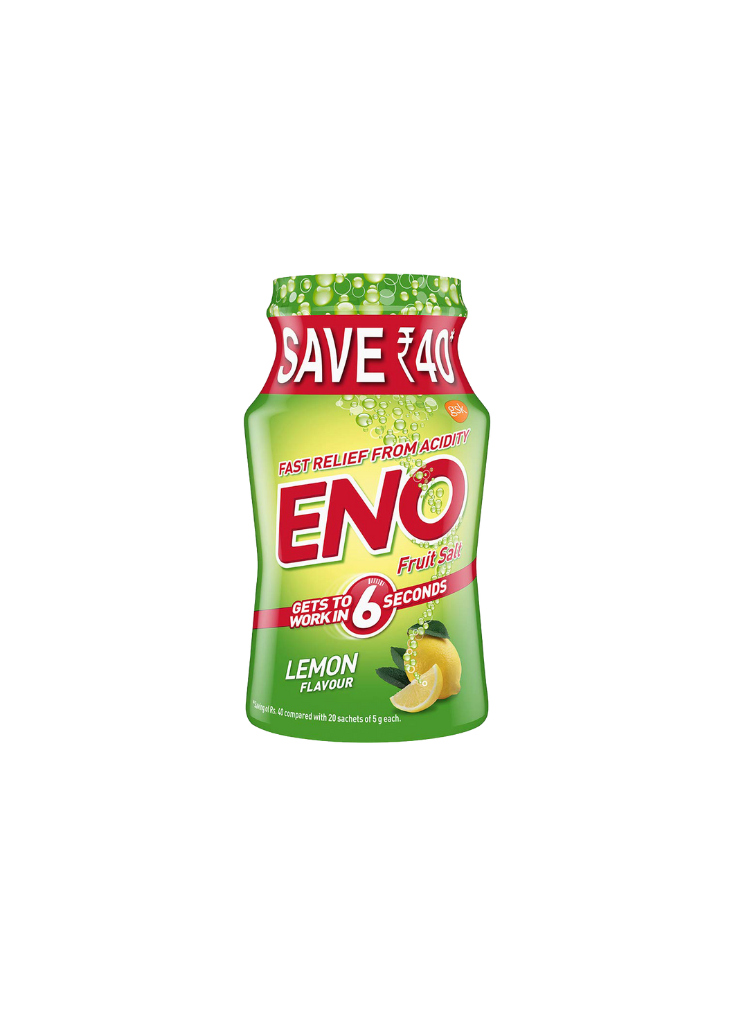 ENO Fruit Salt Lemon Flavour 100g