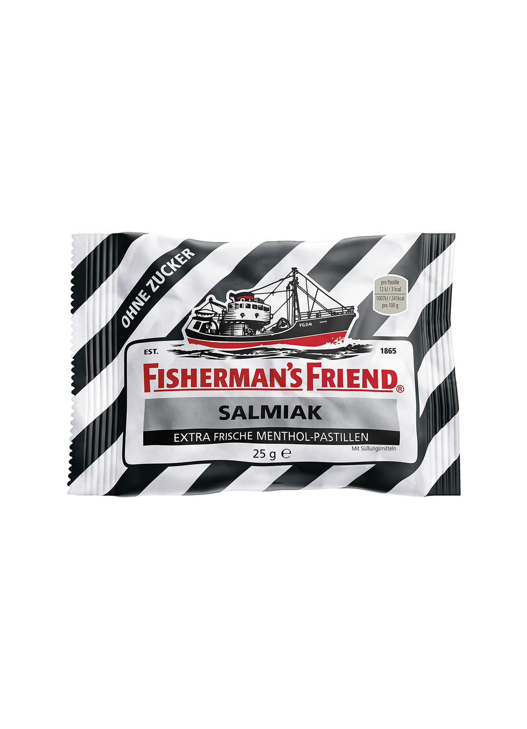 Fisherman's Friend Sugar Free Extra Frische Menthol Pastillen Lozenges Salmiak 25g