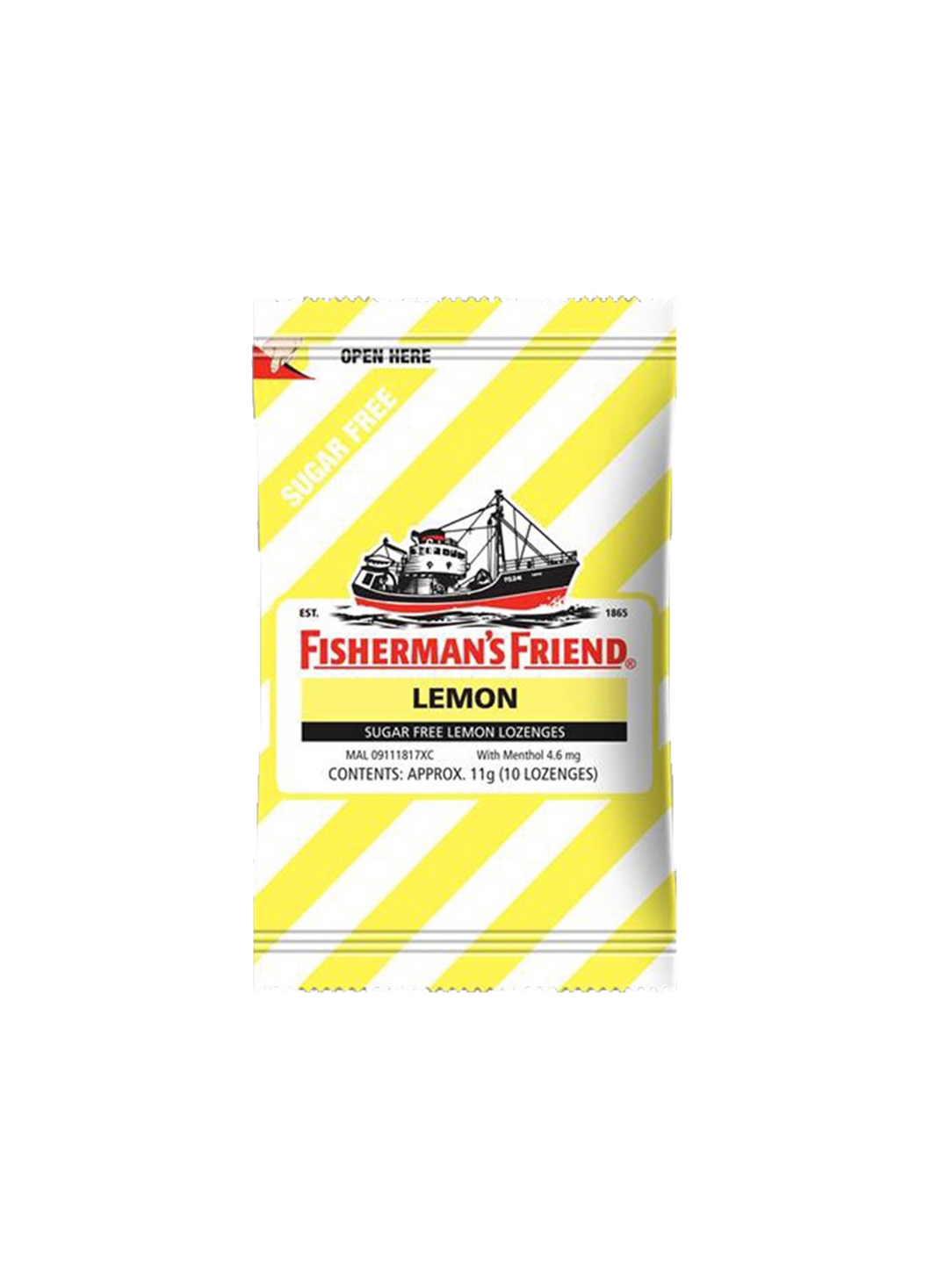Fisherman's Friend Sugar Free Lemon Flavour Lozenges 11g