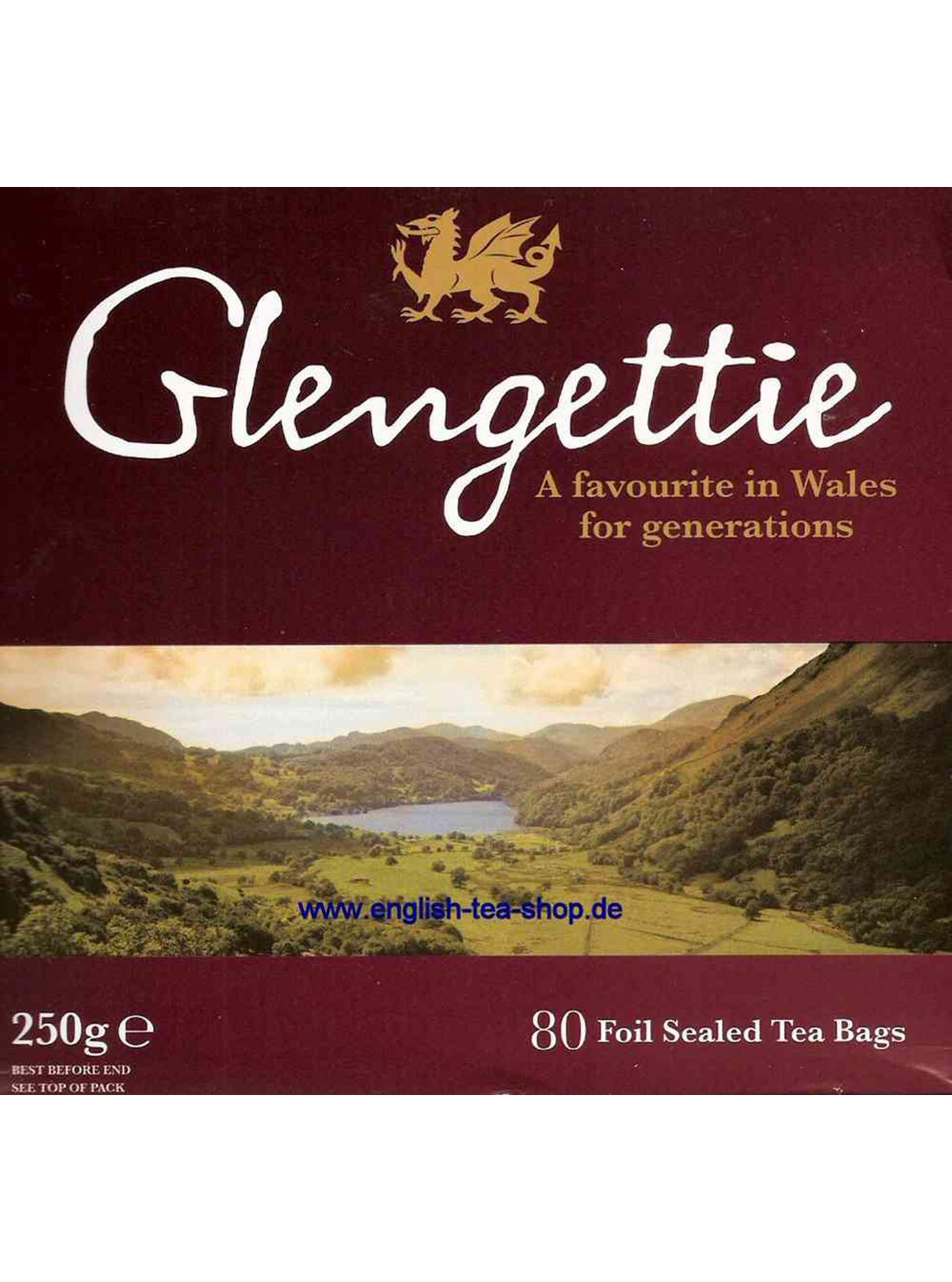 Glengettie 80 tea bags Shi Eurasia