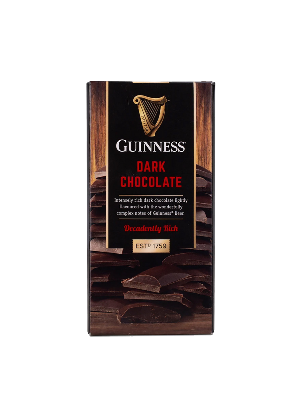 Guinness Dark Chocolate Decadently Rich 90g