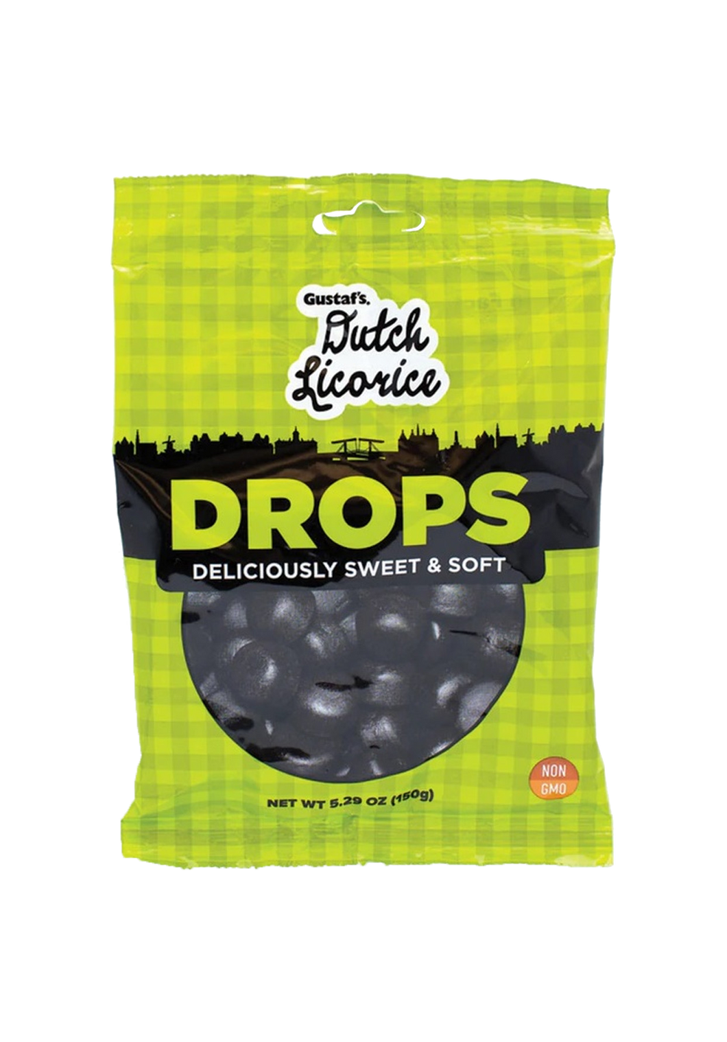 Gustaf's Dutch Licorice Drops Deliciously Sweet & Soft 150g