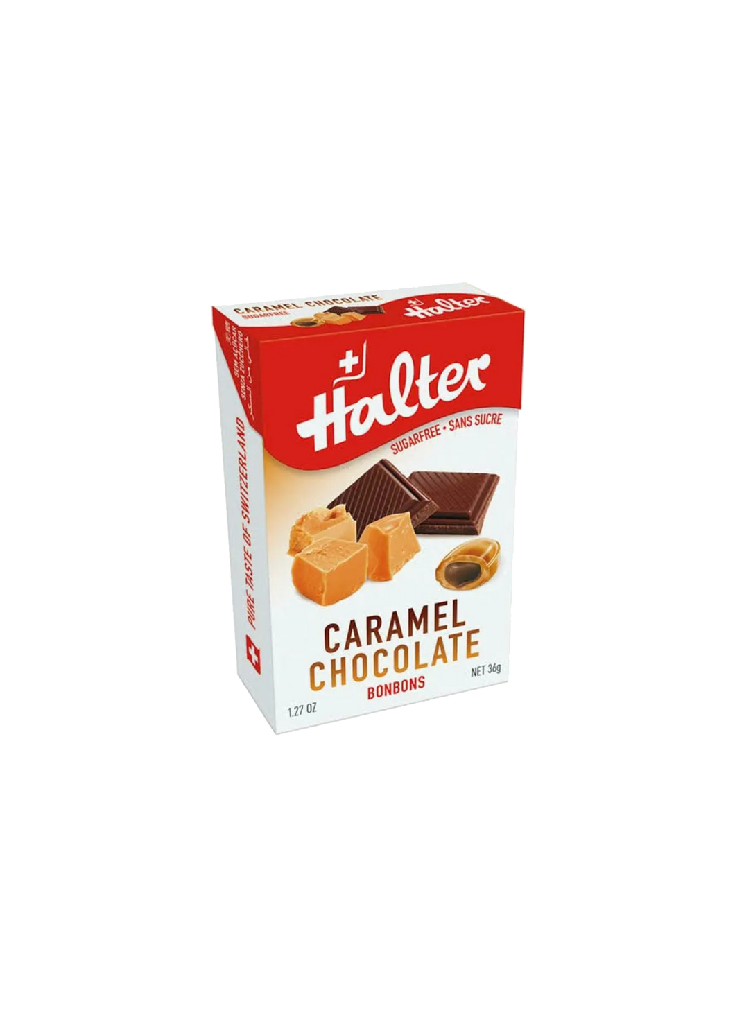 Halter Sugar Free Caramel Chocolate Filled Bonbons 36g