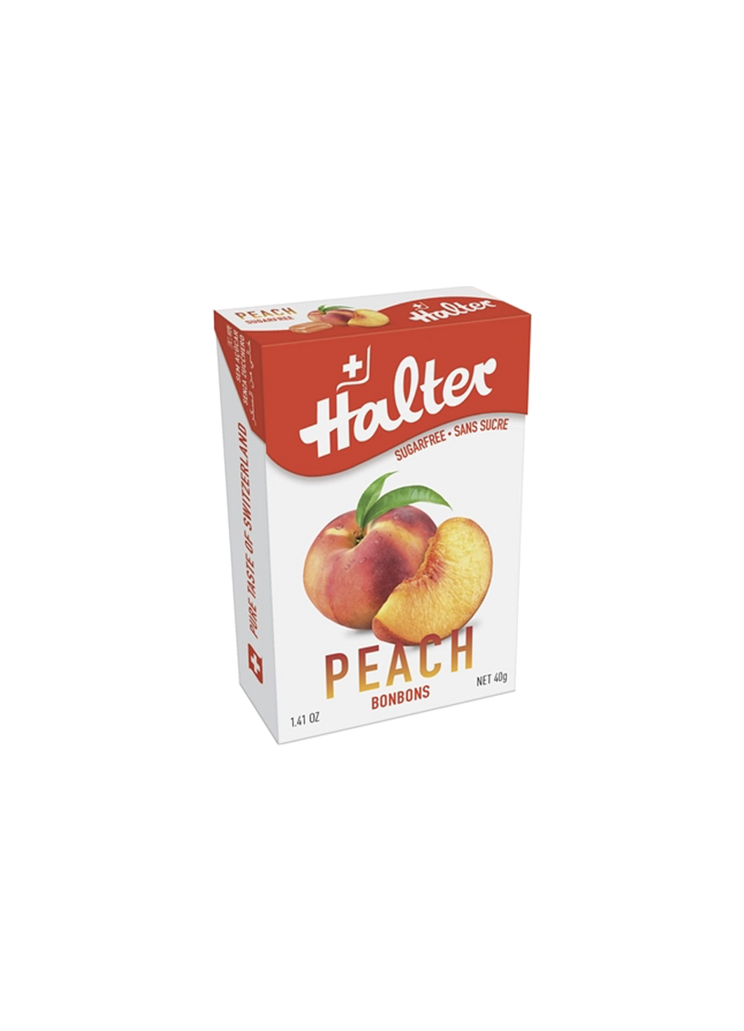 Halter Sugar Free Peach Bonbons 40g
