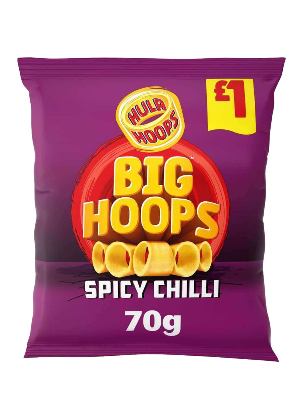 Hula Hoops Big Hoops Spicy Chilli 70g