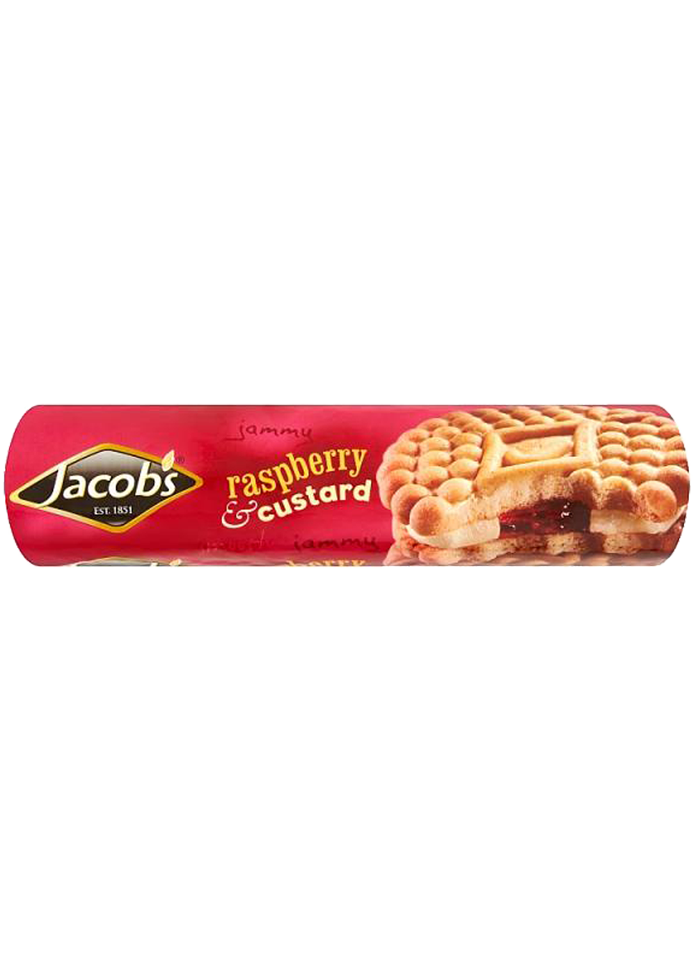 Jacob's Raspberry & Custard smooth jammy 200g