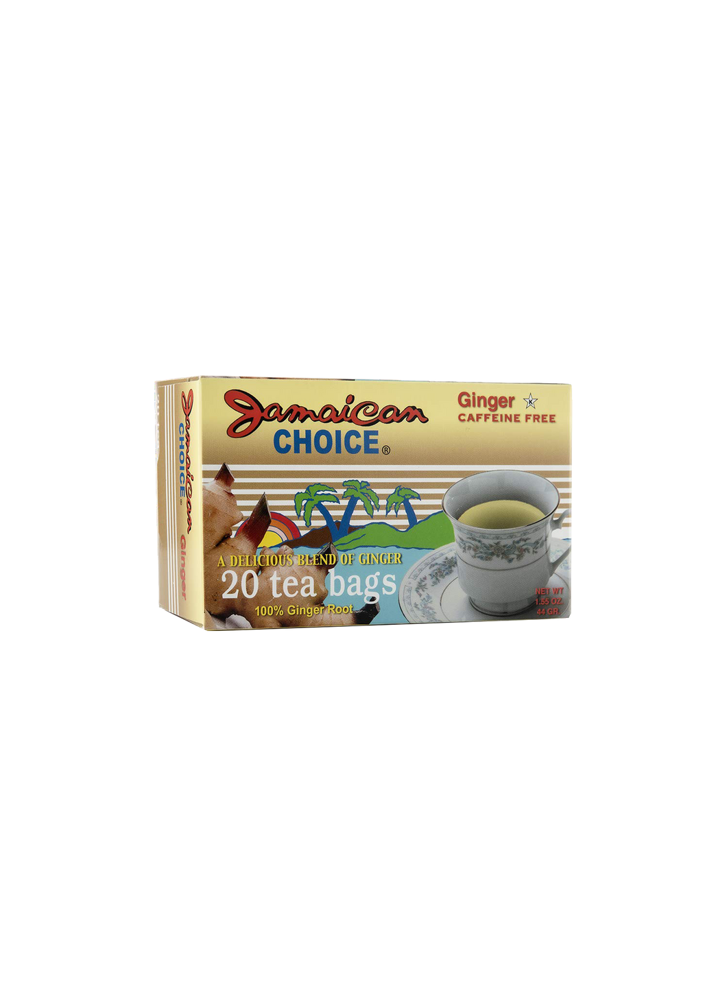 Jamaican Choice Ginger Caffeine Free 20 tea bags