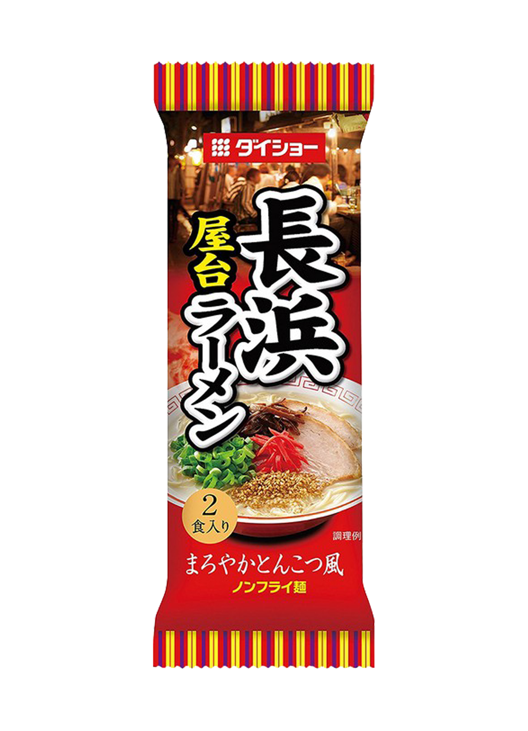 Japanese Ramen Noodle with Soup (Nagahama Yatai Ramen GB) Daisho 188g