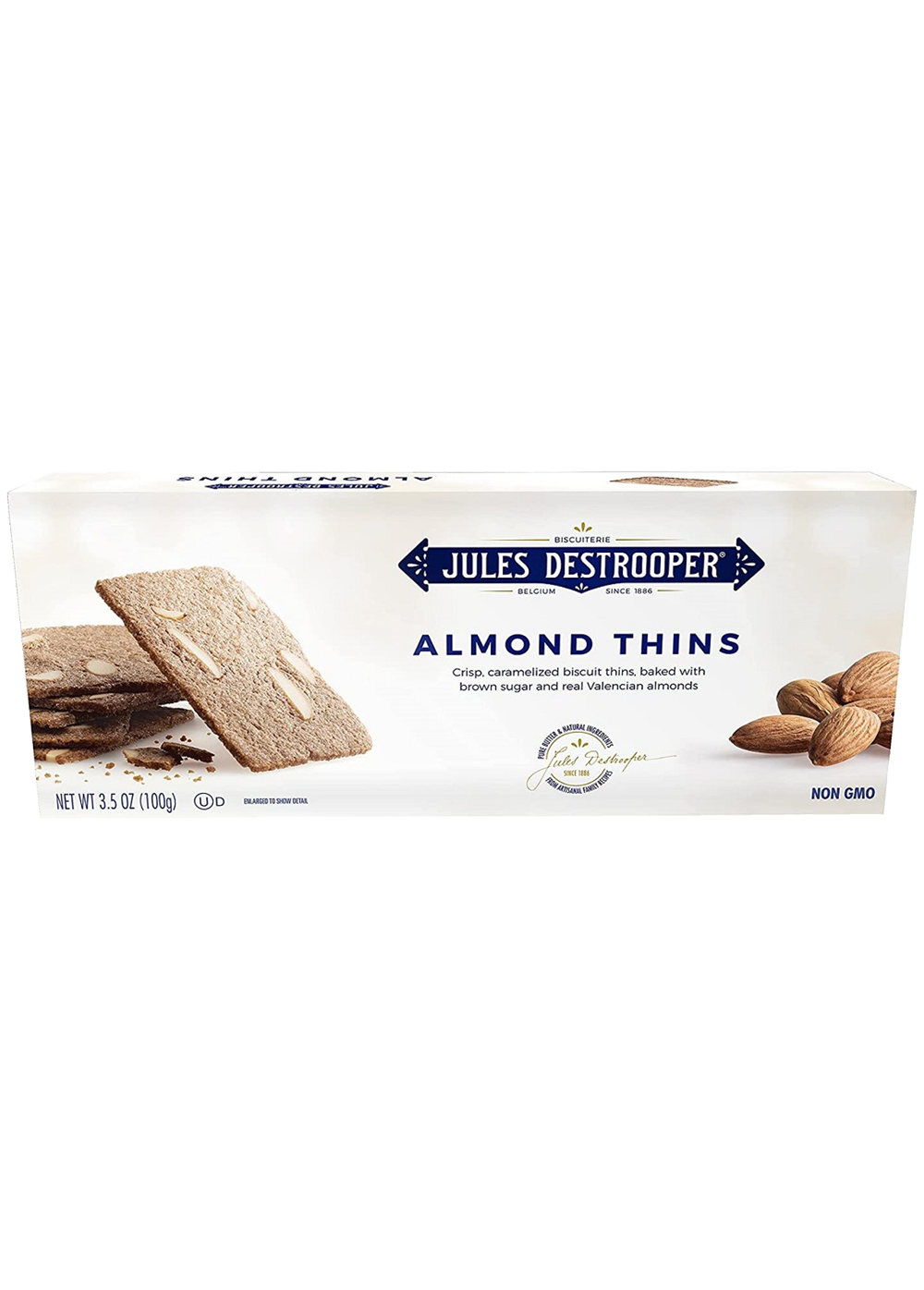 Jules Destrooper Almond Thins Biscuits 100g