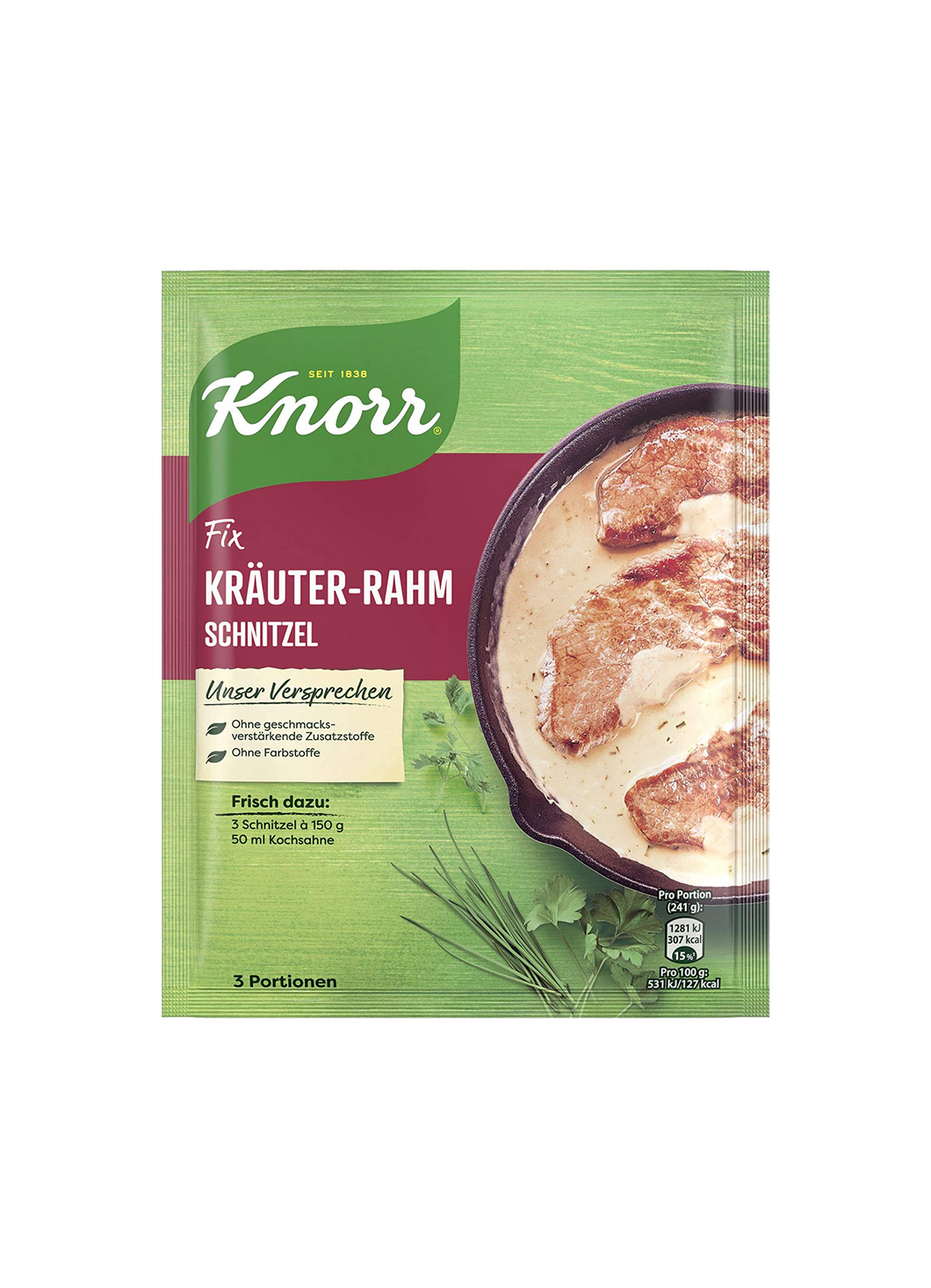 Knorr Krauter-Rahm Schnitzel Fix 47g