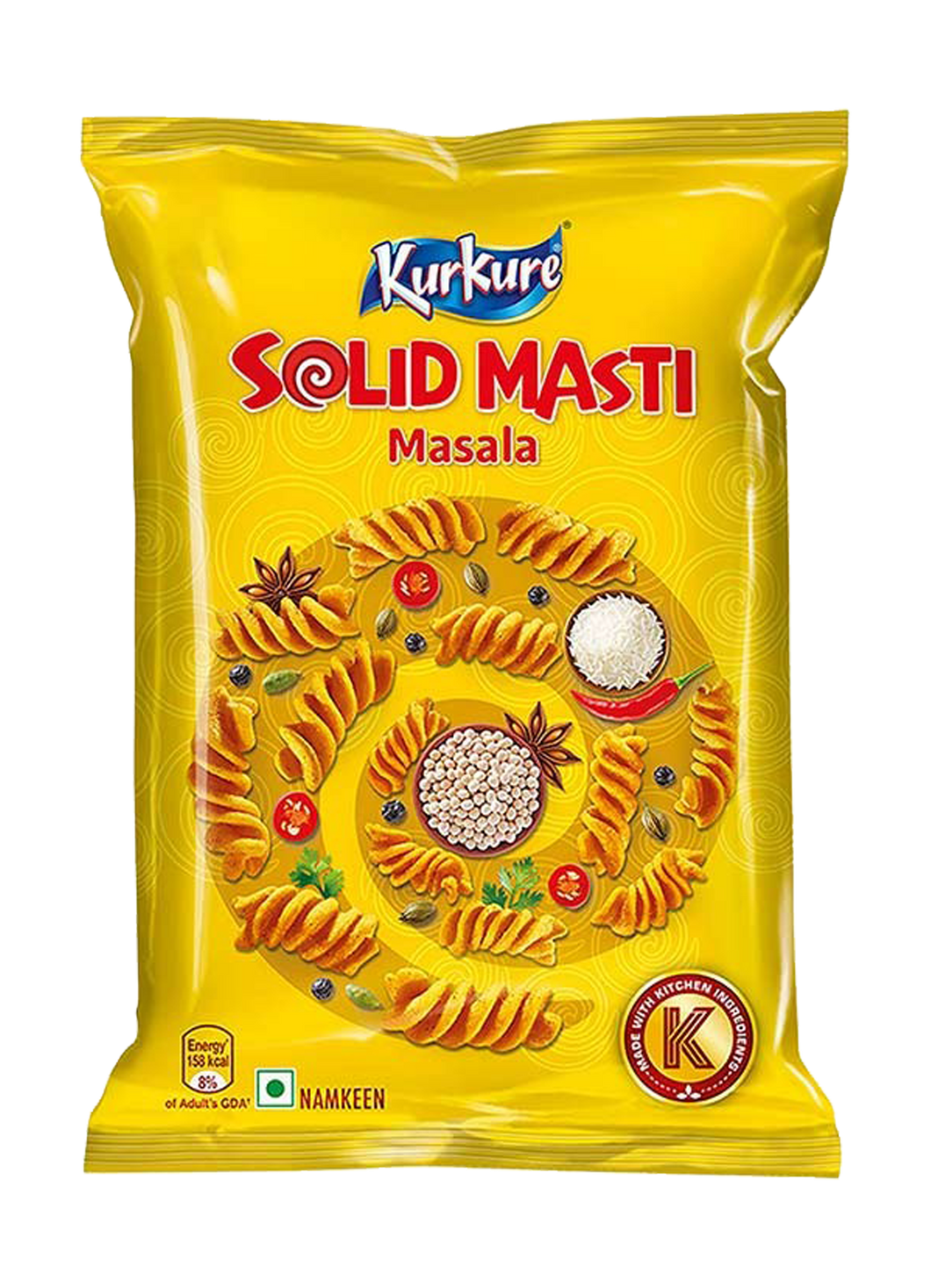 KurKure Solid Masti Masala Twisteez 75g