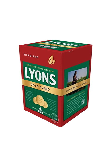 LYONS Gold Blend 80 Biodegradable Pyramid tea bags