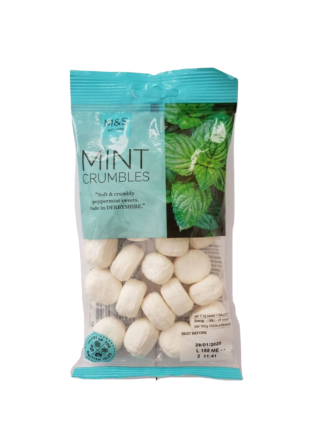 M&S Food Mint Crumbles Candy 178g