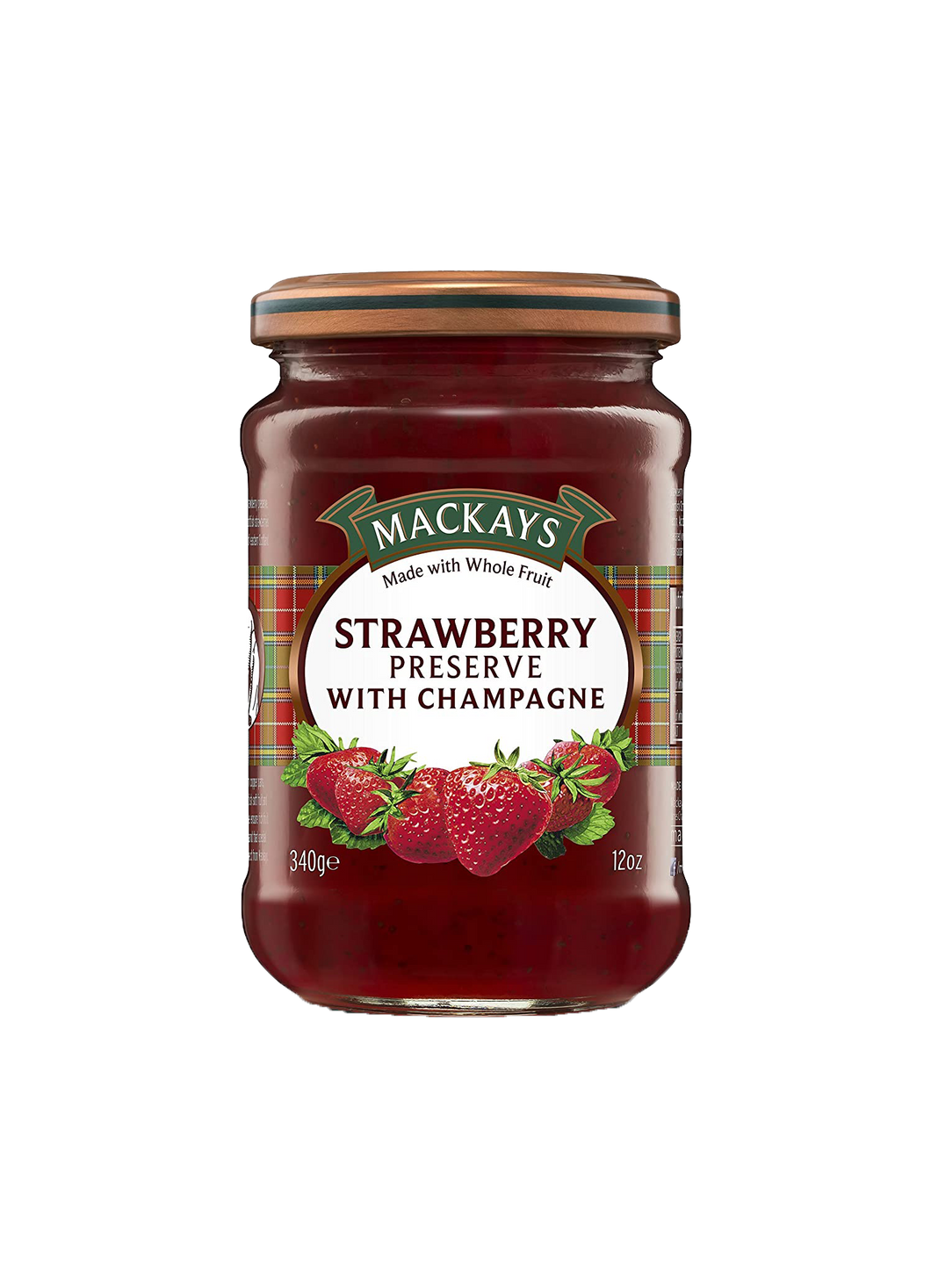 Mackays Strawberry Preserve with Champagne 340g