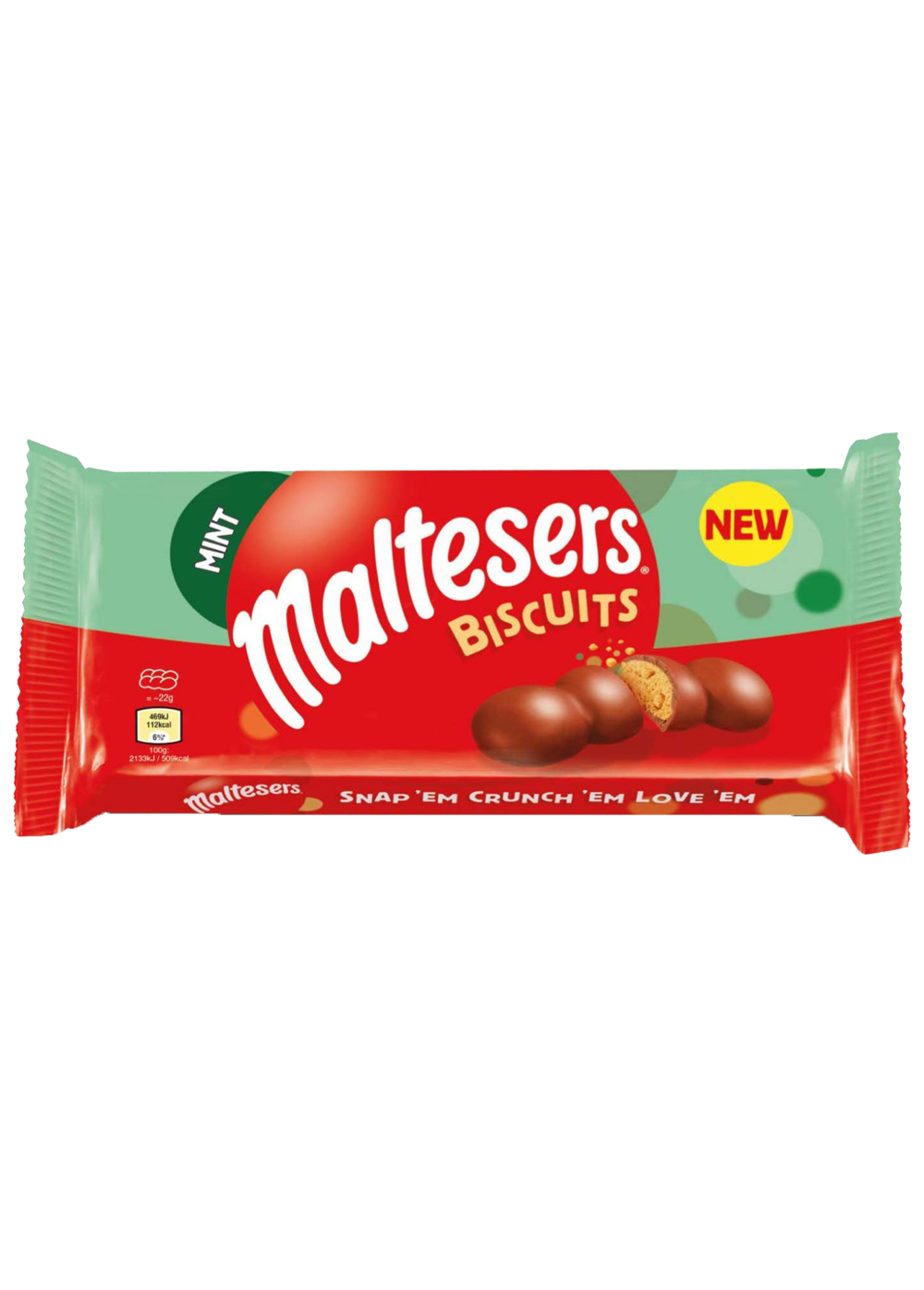 Maltesers Biscuits Mint 110g