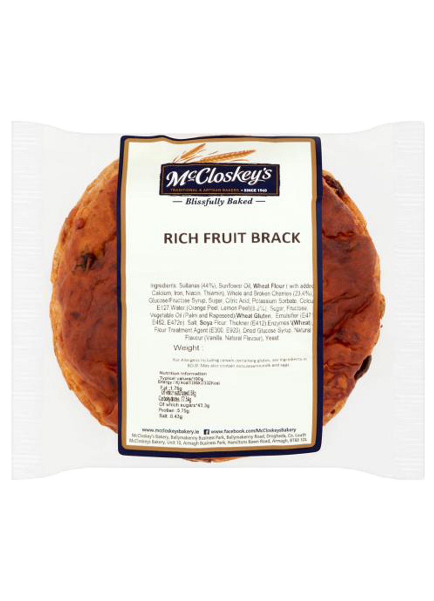 McCloskey's USA Rich Fruit Brack 550g