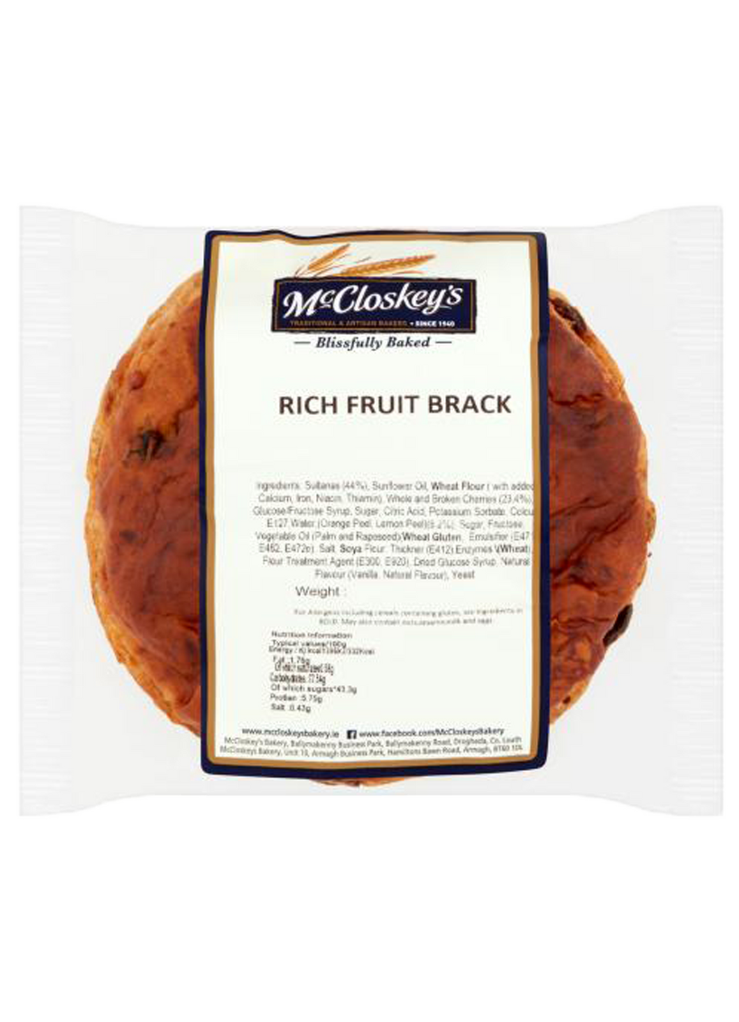 McCloskey's USA Rich Fruit Brack 550g