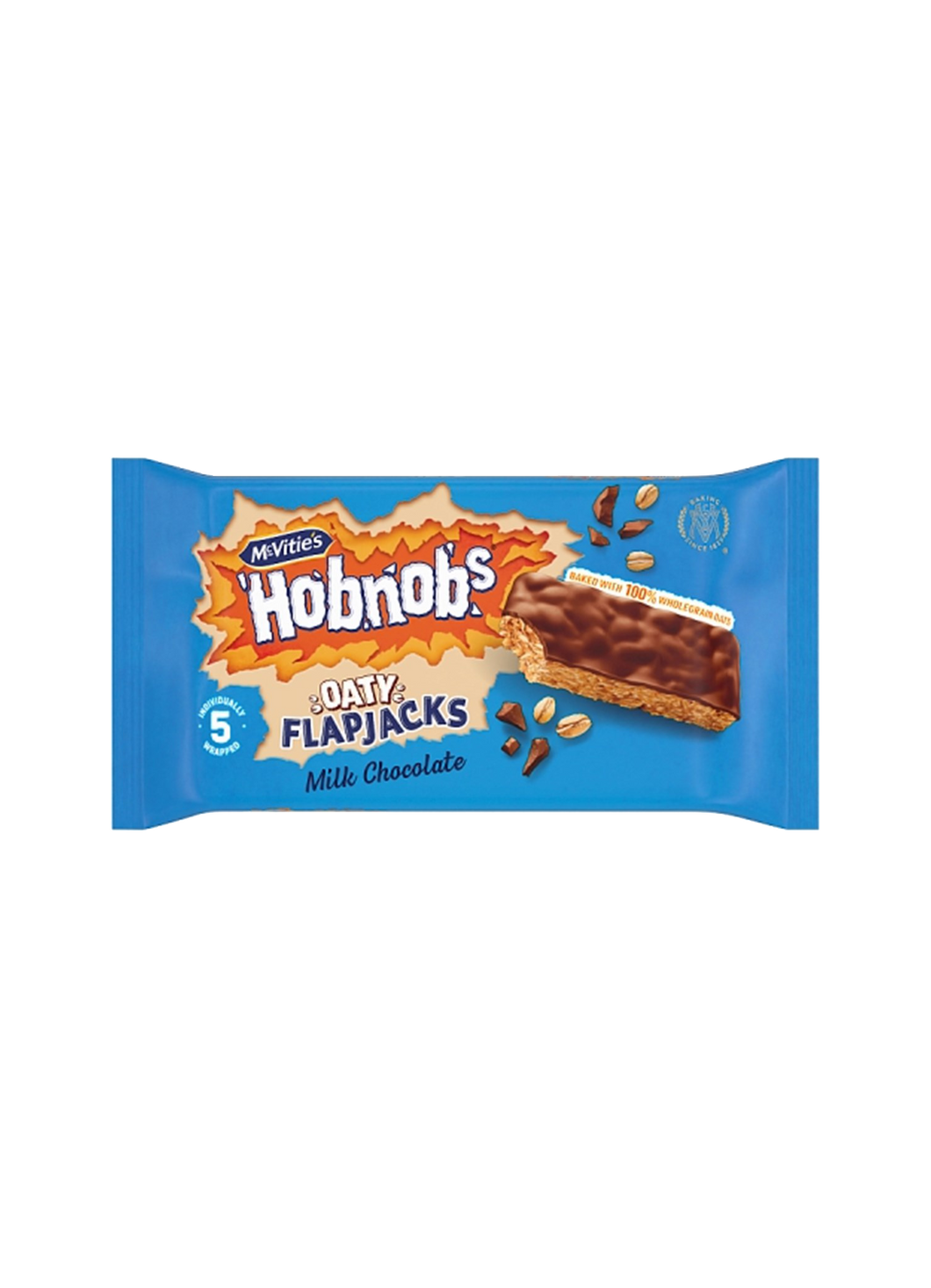McVitie's Hobnob's Oaty Flapjacks Milk Chocolate 131.8g