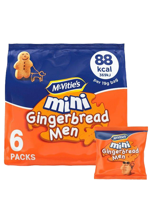 McVitie's Mini Gingerbread men 6 packs 114g