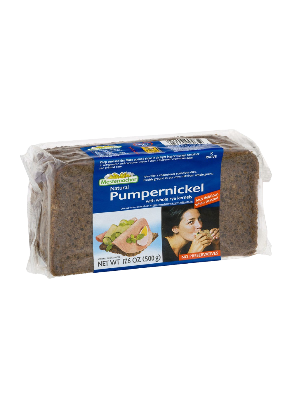 Mestemacher Natural Pumpernickel 500g