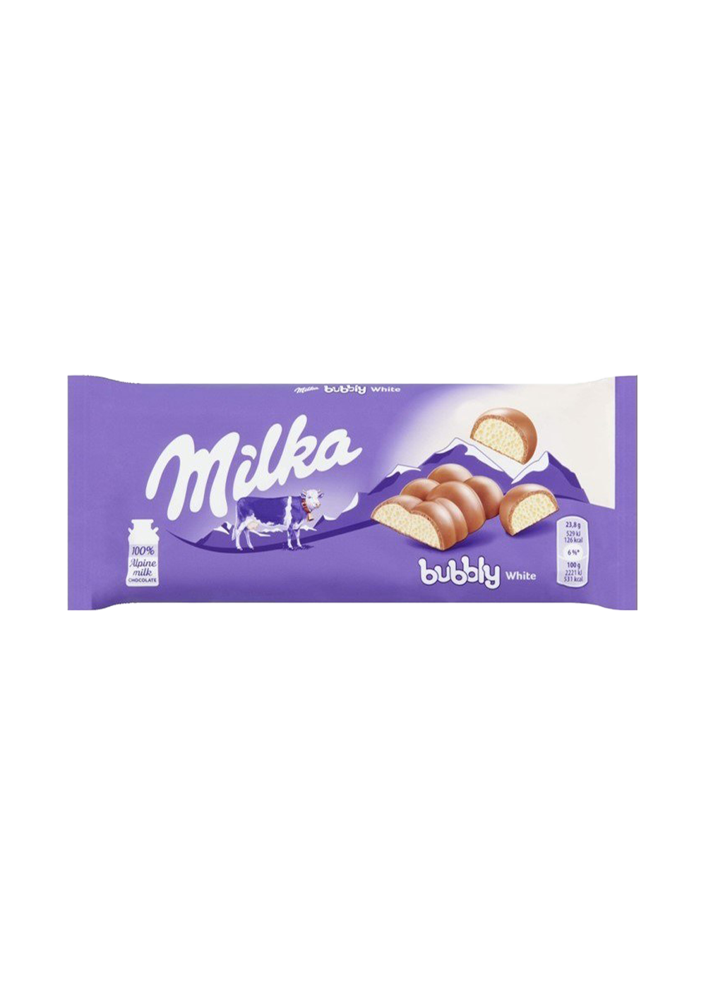 Milka Bubbly White (Aerated Chocolate) 95g