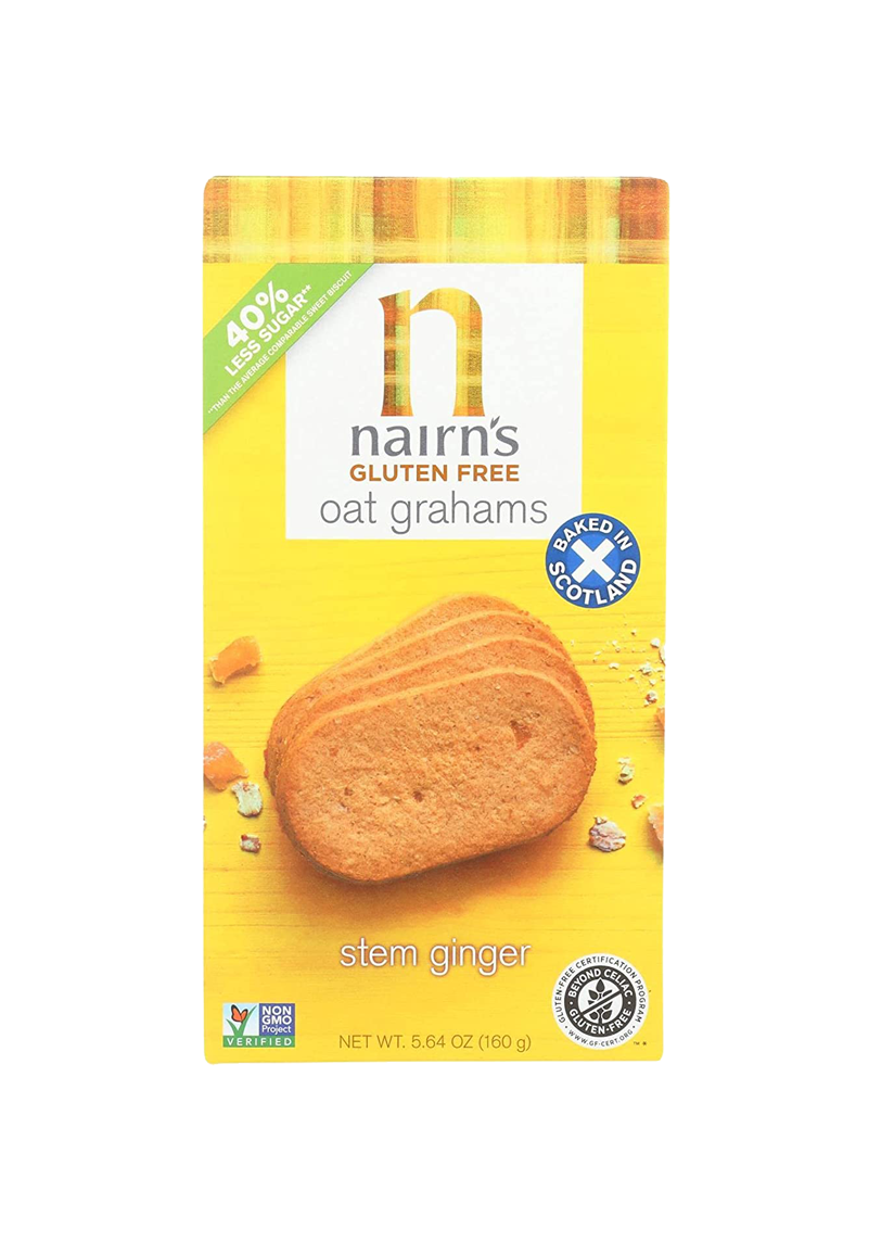 Nairn's Gluten free oat grahams Stem Ginger 160g